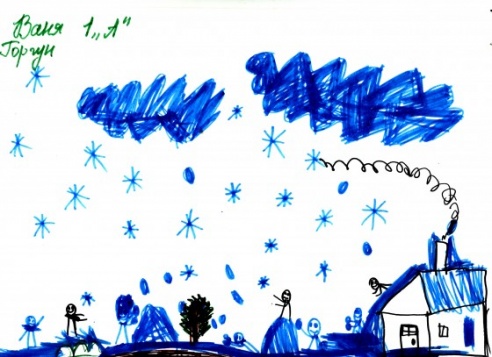 Новогодние рисунки наших детей