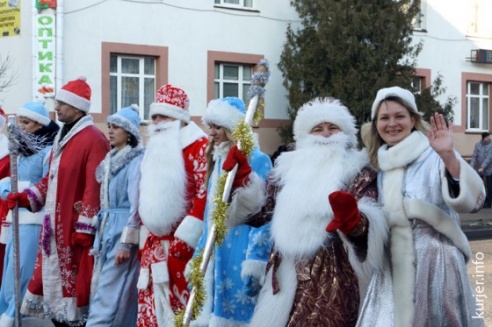 Шествие Дедов Морозов-2013 в Слуцке. Фоторепортаж