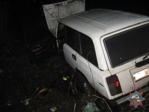 В Бобруйске из-за поджога горел «ВАЗ-2104»