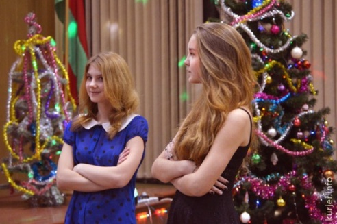 Новогодний вечер в слуцкой СШ №8