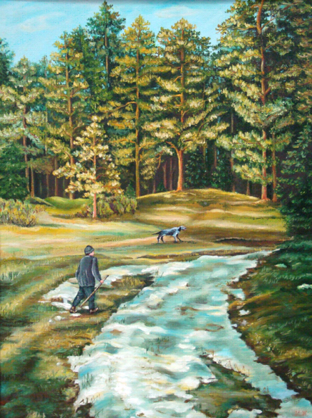 Картины лиозненских художников-самоучек представили на выставке в Москве