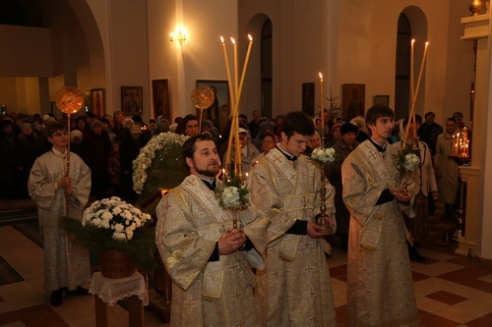 Всенощное бдение в Рождественский сочельник