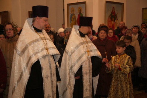 Всенощное бдение в Рождественский сочельник