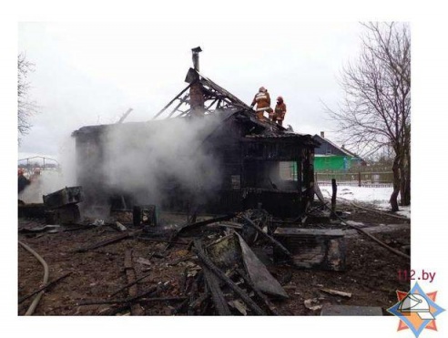 В Барановичском районе 13 января произошло два пожара