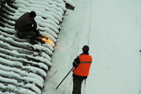 Барановичи накрыло снегом