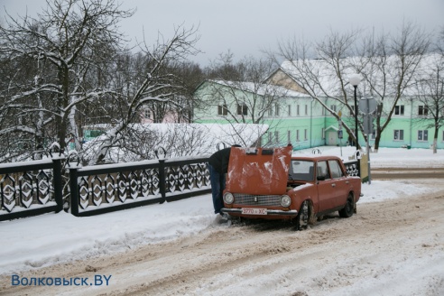 У Ваўкавыск прыйшла зіма (фота)