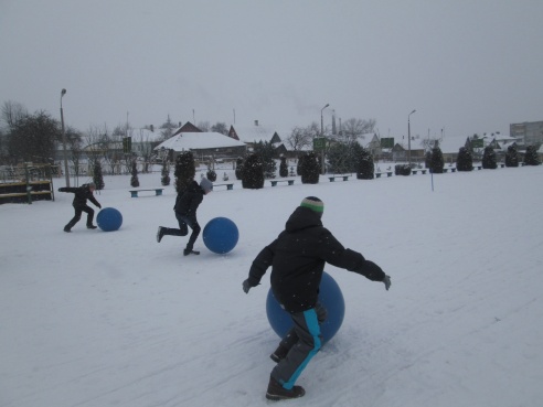 В Ошмянах праздник Снега