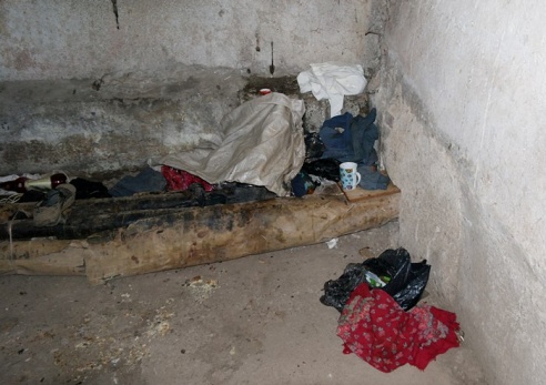 Бомжи в Горках не дают покоя пятиэтажному дому