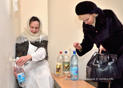 За Крещенской водой