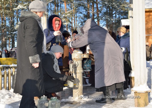 За Крещенской водой