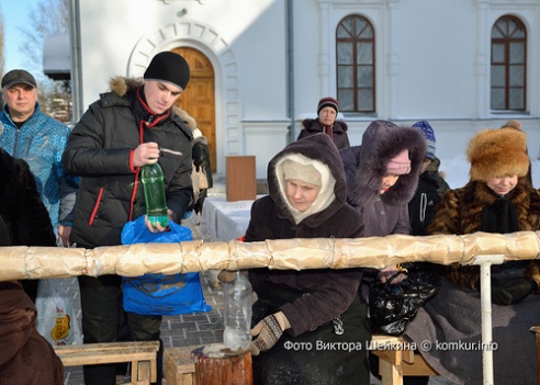 За Крещенской водой
