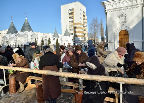 За Крещенской водой