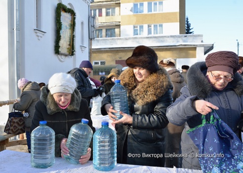 За Крещенской водой