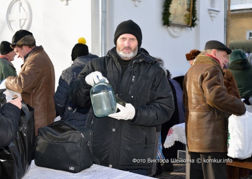За Крещенской водой