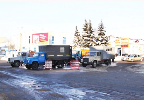 Масштабная авария в Рогачеве оставила большую часть города без воды (фото)