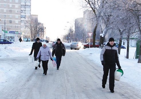 Масштабная авария в Рогачеве оставила большую часть города без воды (фото)