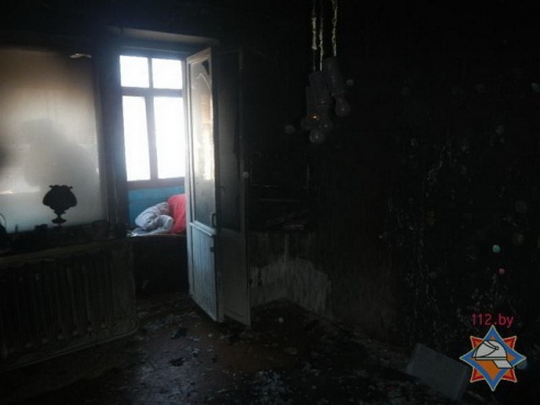 Пока гость гасил пламя в квартире речичанина, хозяин прятался на балконе