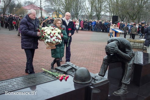 В Волковыске почтили память воинов-интернационалистов (фото и видео)