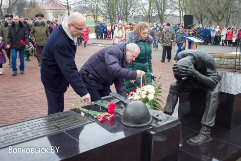 В Волковыске почтили память воинов-интернационалистов (фото и видео)