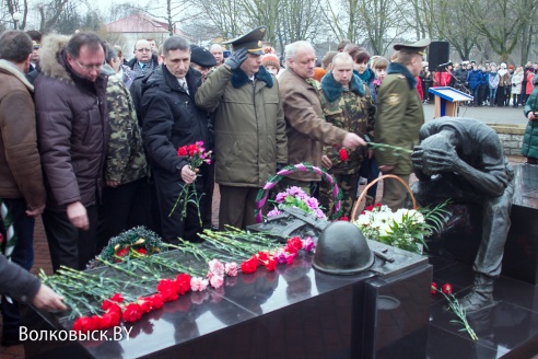 В Волковыске почтили память воинов-интернационалистов (фото и видео)