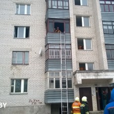 Пожар в жилом доме по улице Боричевского