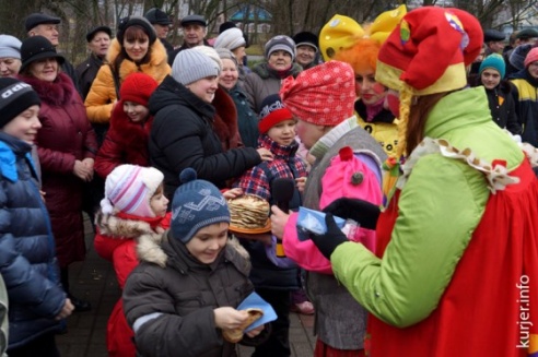 Случчане попрощались с зимой