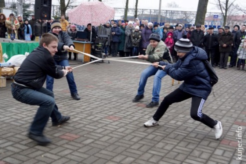 Случчане попрощались с зимой