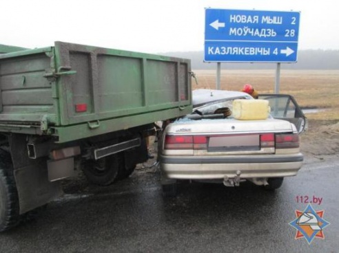 В Барановичском районе накануне 8 Марта в аварии пострадала женщина-водитель