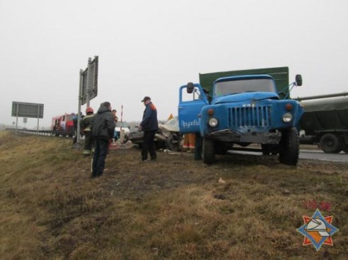 В Барановичском районе накануне 8 Марта в аварии пострадала женщина-водитель