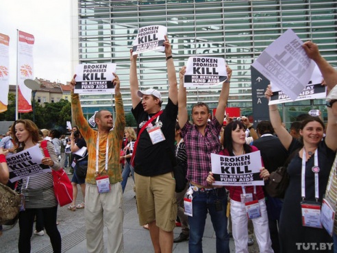 В Гомеле появился билборд с фотографией реального ВИЧ-инфицированного из Светлогорска