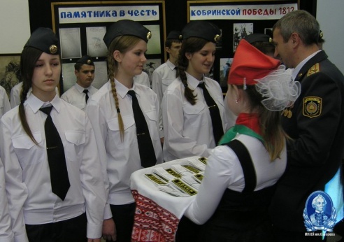 Посвящение в кадеты учащихся СШ №4.