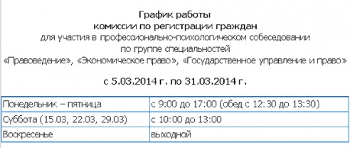 В ПГУ началась регистрация абитуриентов на профессионально-психологическое собеседование