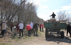 ДРУЖНО ВЫШЛИ НА СУББОТНИК