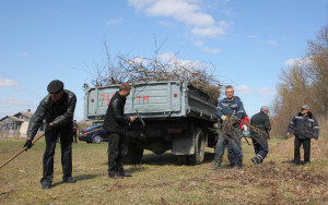 ДРУЖНО ВЫШЛИ НА СУББОТНИК