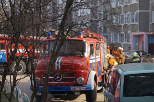 Пожар в мусоропроводе