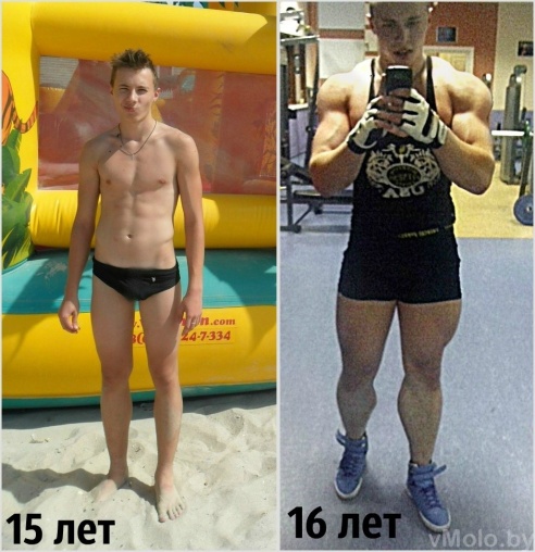 17-летний парень из Чисти выступит на соревнованиях по бодибилдингу