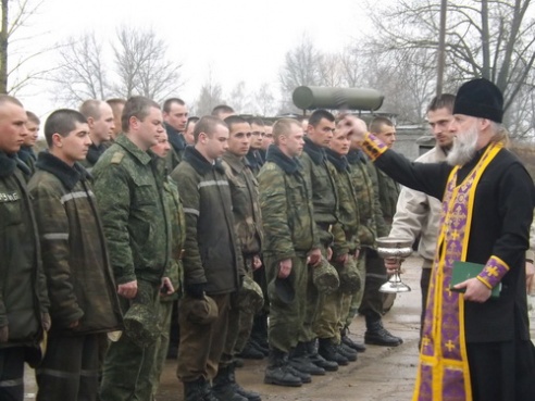 Молитвенное напутствие воинов