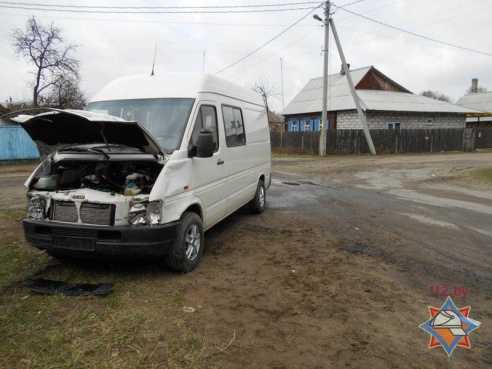 Фотофакт: в Калинковичах столкнулись два «Фольксвагена»