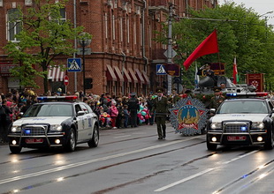 В центре Могилёве 9 мая перекроют движение транспорта В центре Могилёве 9 мая перекроют движение транспорта