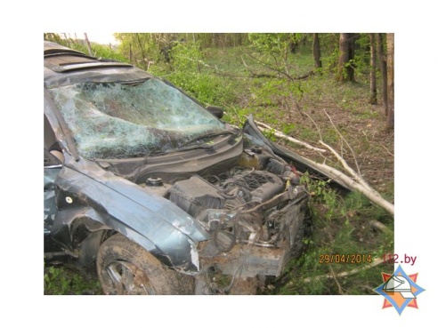 ДТП под Мстиславлем: водитель и пассажир погибли (фото)