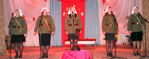 Военную песню исполнили на сцене РКЦ участники проекта «Великолепная пятерка»