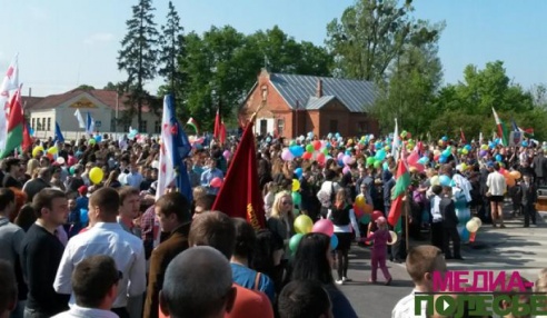Микашевичи встретили 9 Мая