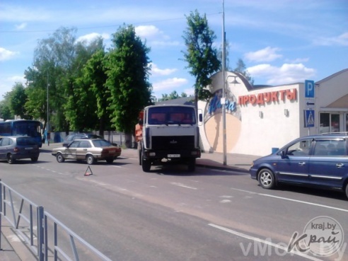 Авария возле Старого Места образовала затор