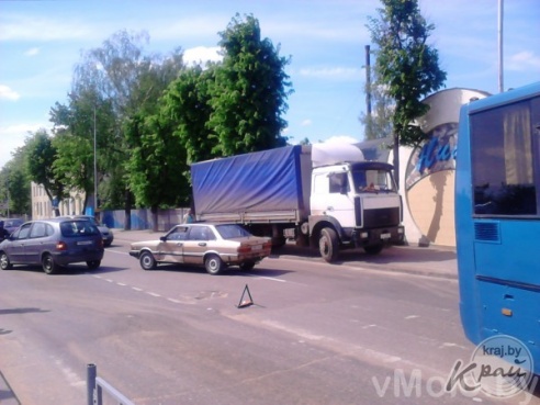 Авария возле Старого Места образовала затор