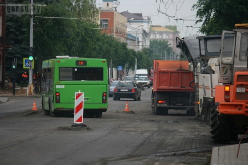 Во время капремонта Первомайская почти всегда будет открыта