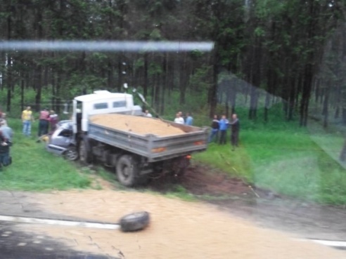 Чудовищное ДТП возле д. Мясота