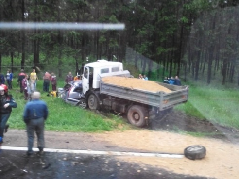 Чудовищное ДТП возле д. Мясота