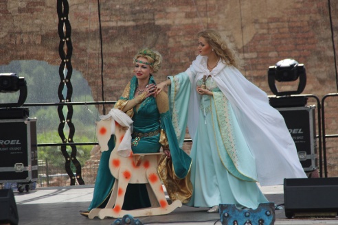 Ля сцен Гальшанскага замка гісторыя ажывае