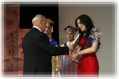 В ПГУ прошло вручение специального приза «Крыніца ведаў»