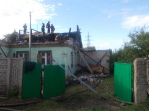 На пожаре спасены бабушка и двое внуков